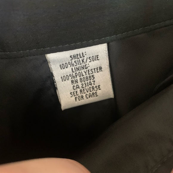 Vintage Talbots Skirt Womens 12 Blue Green Plaid Tartan 100% Silk Maxi Long Line - Picture 5 of 6